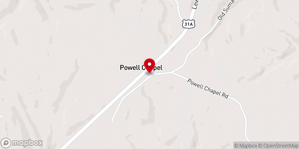 Map showing location of Kingdom of Light Christian Center