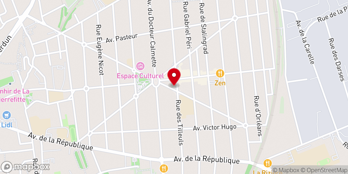 Map showing location of Église St-Pierre-St-Charles