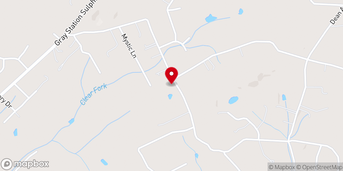 Map showing location of Douglas Chapel Dependent Baptist Church