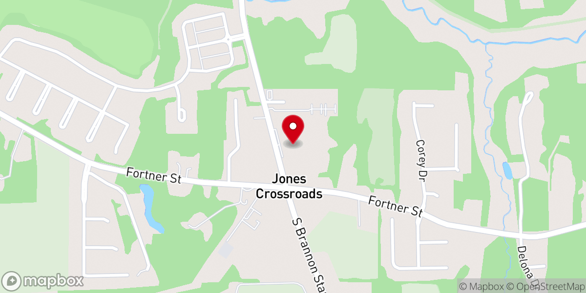 Map showing location of Celebration At Jones Crossing