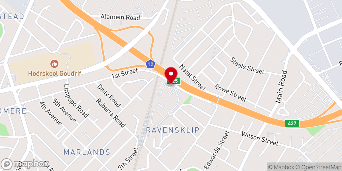Map showing location of Fountain of Life Church