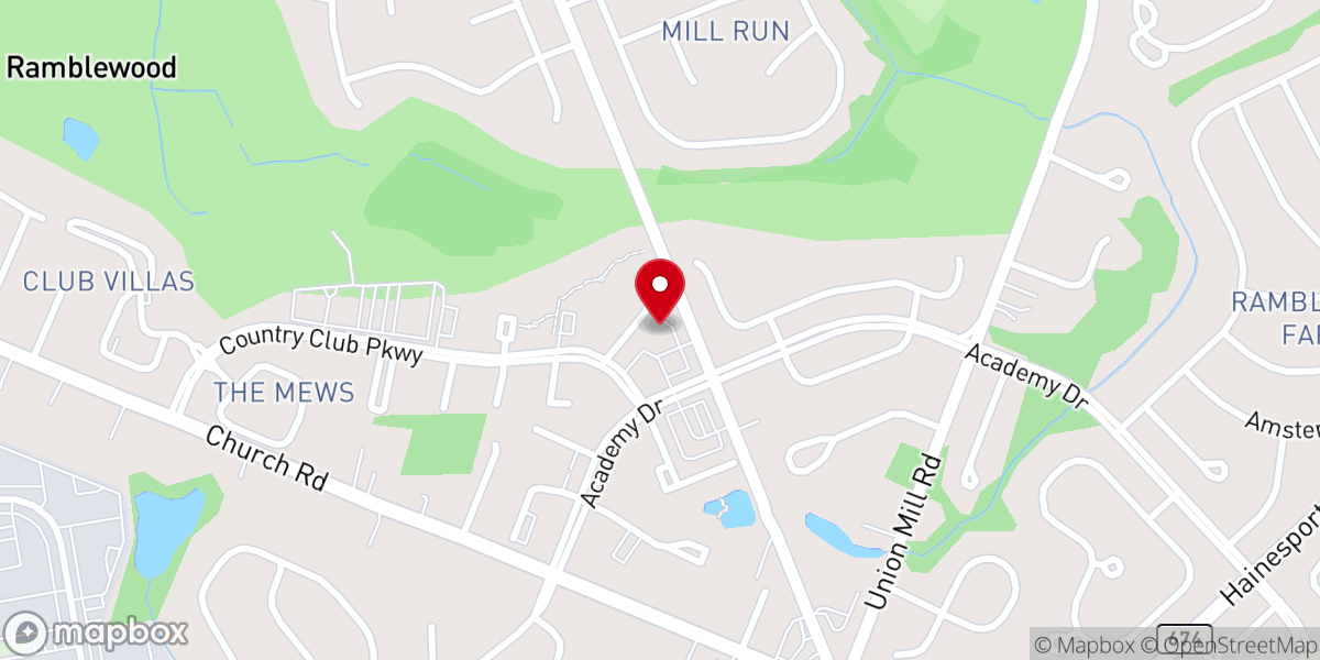 Map showing location of Cornerstone at Lumberton