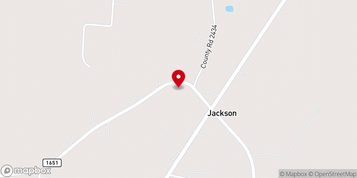 Map showing location of Jackson Church Of Christ