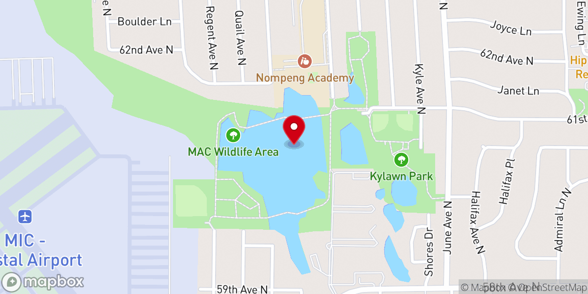 Map showing location of Faith Life Christian Center