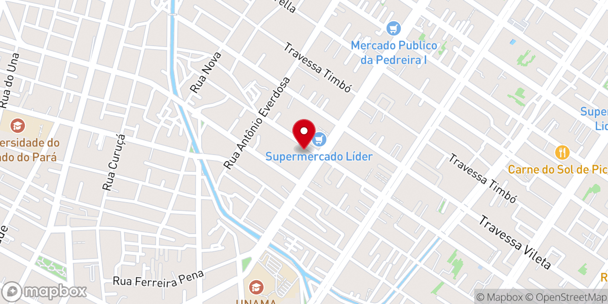 Map showing location of Igreja Católica Sagrado Coração de Jesus