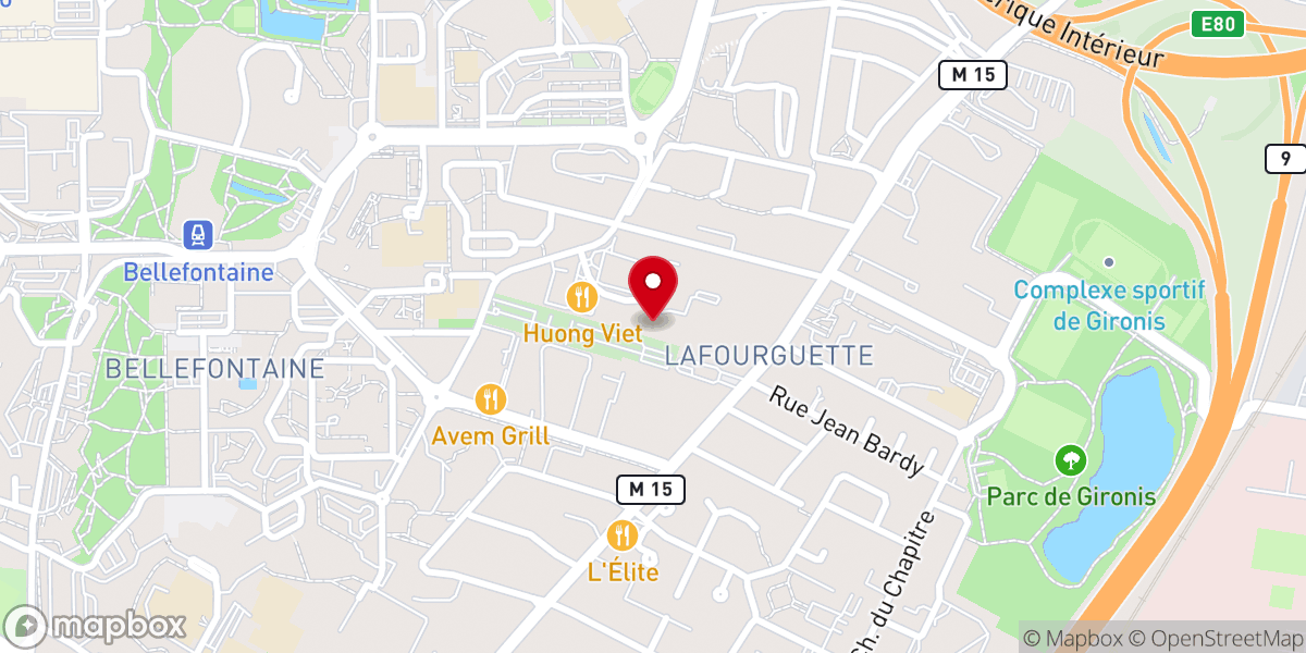Map showing location of Assemblée Chrétienne Morija