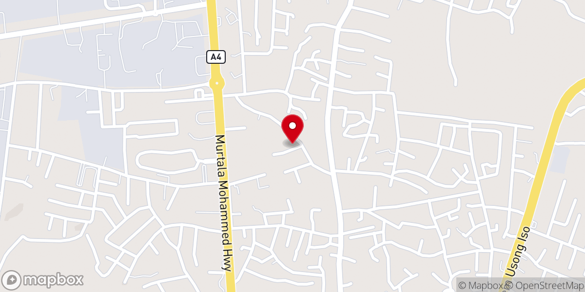 Map showing location of Rccg His presence parish
