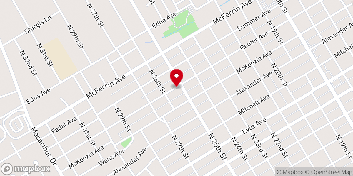 Map showing location of Fellowship of Love Church
