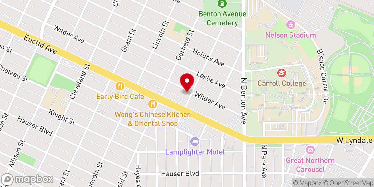 Map showing location of Berean Baptist Church