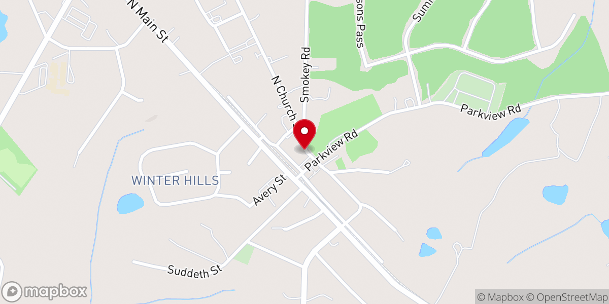 Map showing location of Winterville Municipal Court