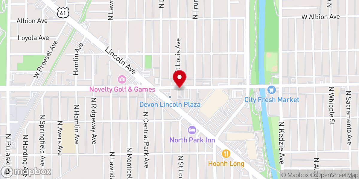 Map showing location of Brown Line Church