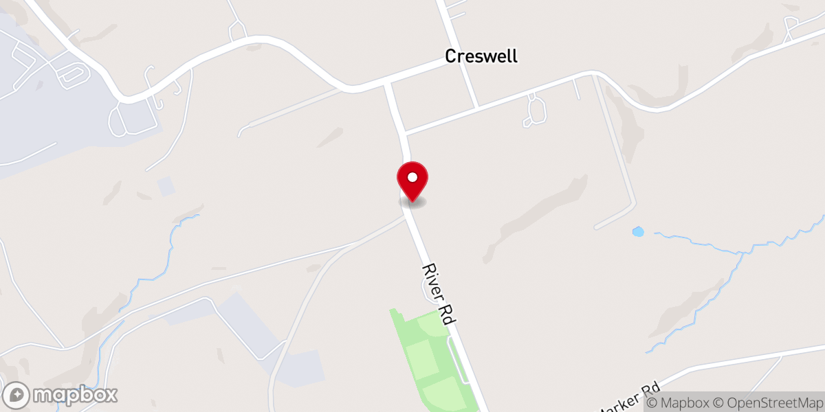 Map showing location of United Church of Christ