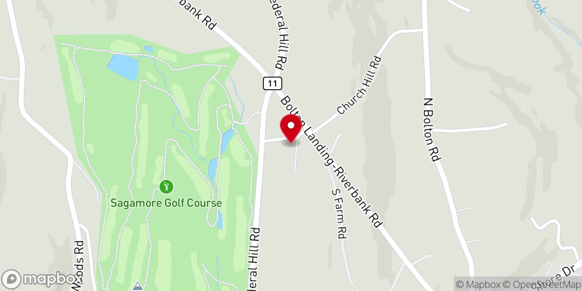 Map showing location of Solid Rock Assembly of God Church