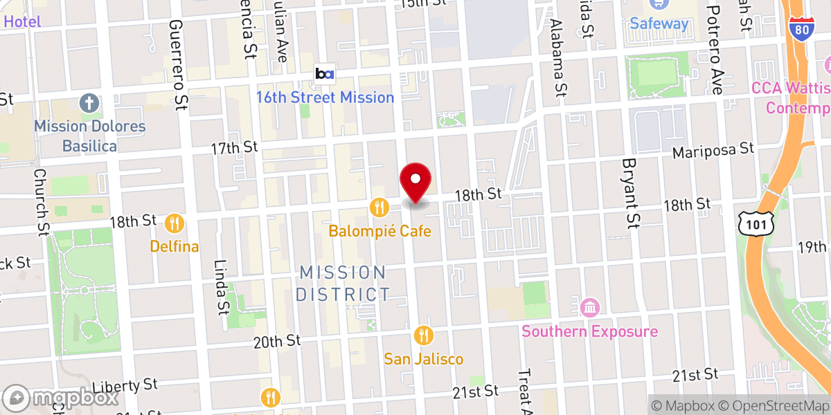 Map showing location of St. Charles Borromeo Parish