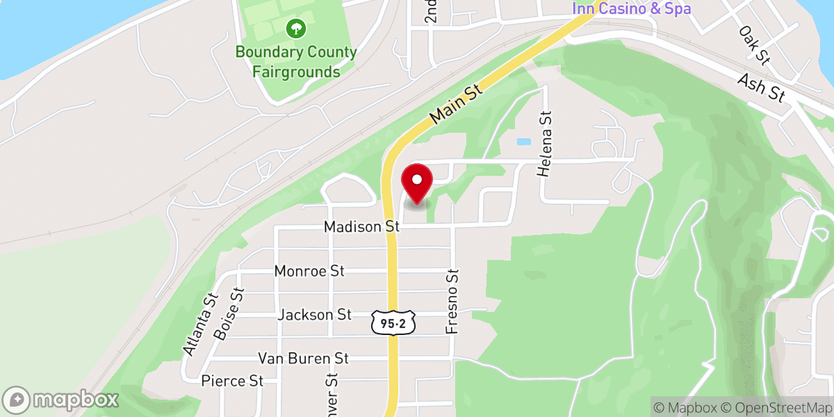 Map showing location of Providence Bible Presbyterian Church