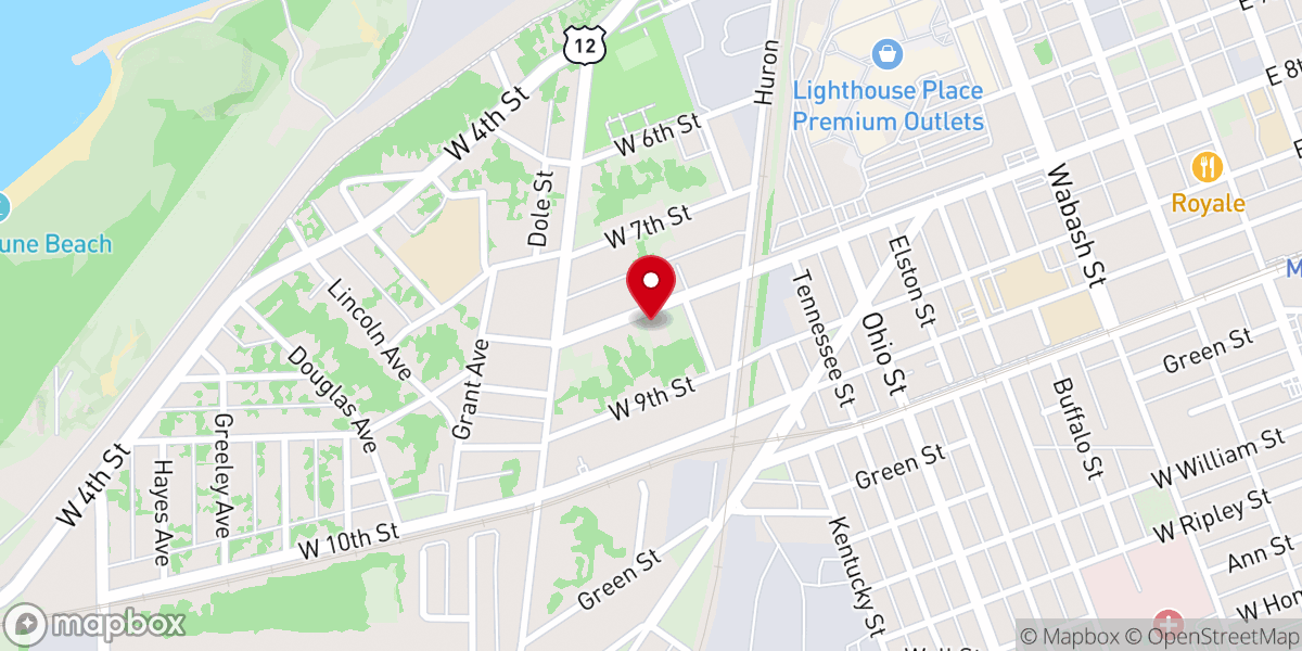 Map showing location of Revival Center Church Of God In Christ