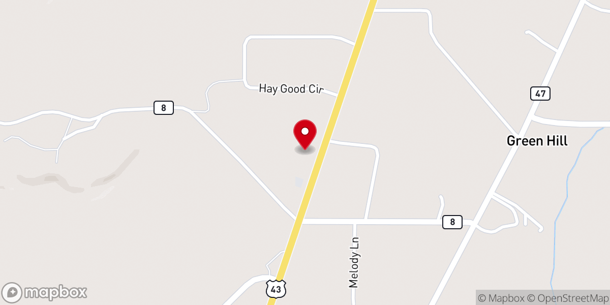 Map showing location of Real Love Community Baptist
