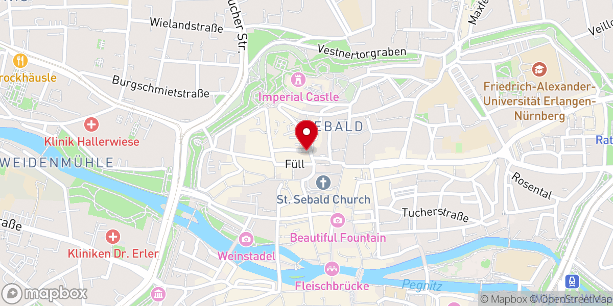 Map showing location of Gemeinschaft am Dürer - Jesus im Zentrum