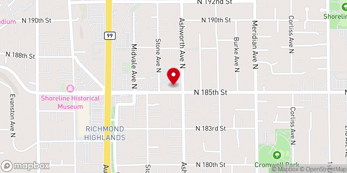 Map showing location of Christian Church of Faith, Hope, and Love