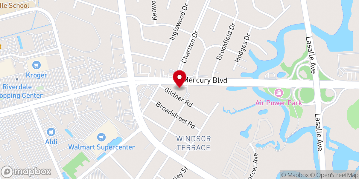 Map showing location of St Paul Lutheran Church