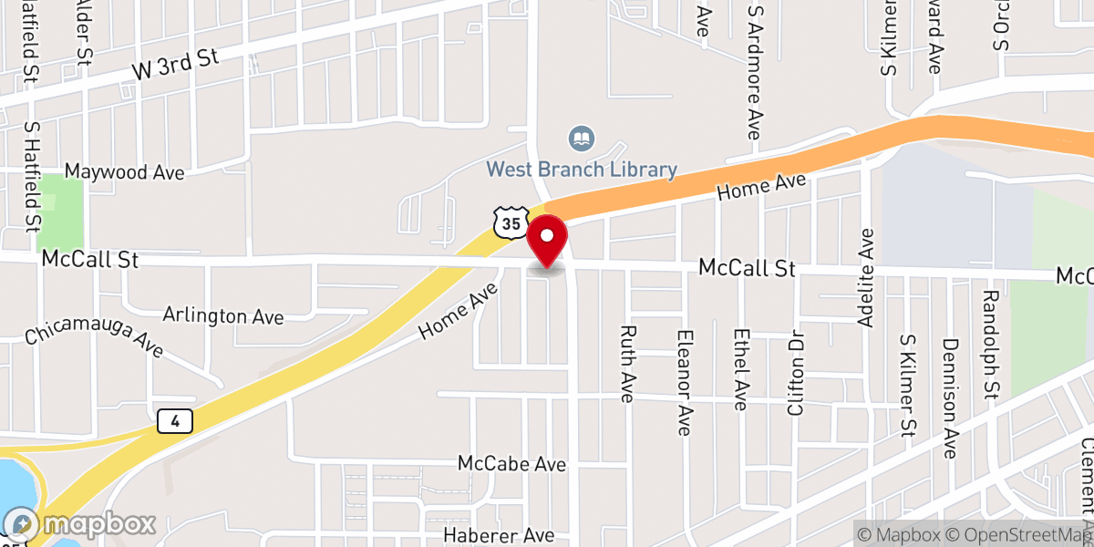 Map showing location of Believers Christian Fellowship Church