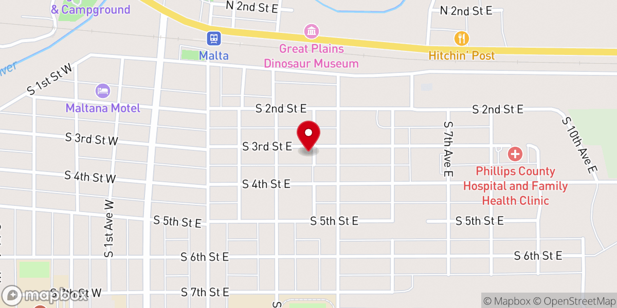Map showing location of Grace Fellowship