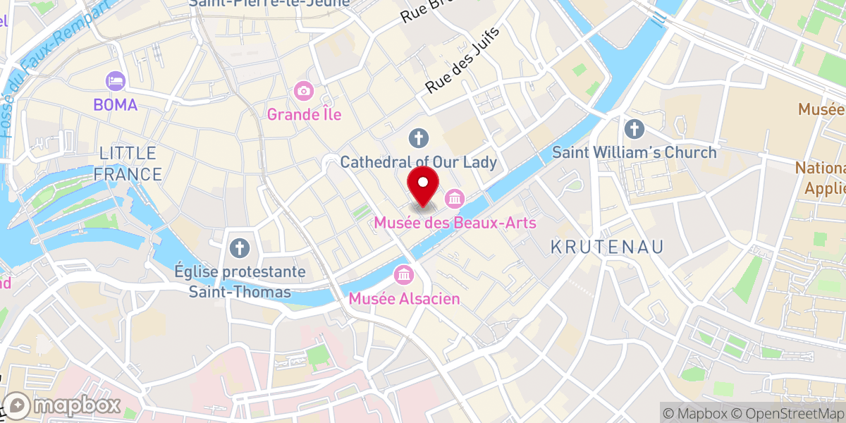 Map showing location of Le puits