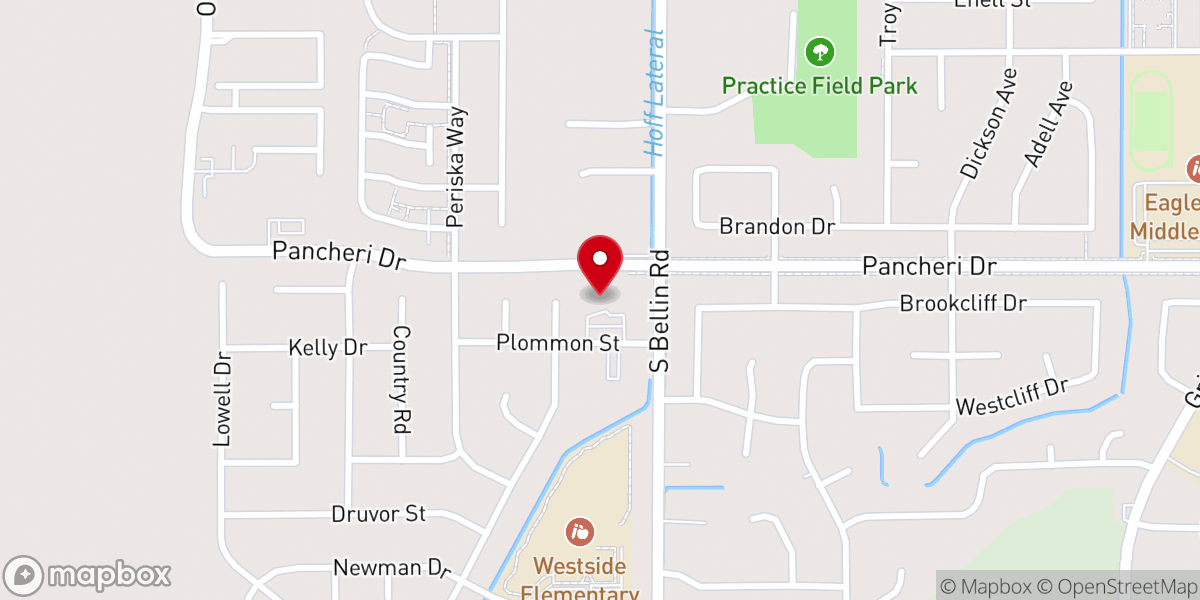 Map showing location of Idaho Falls Church of Christ