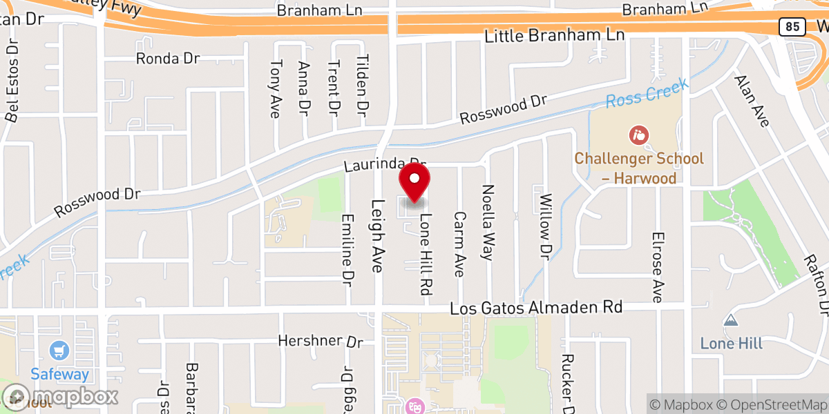 Map showing location of Reformed Heritage Church