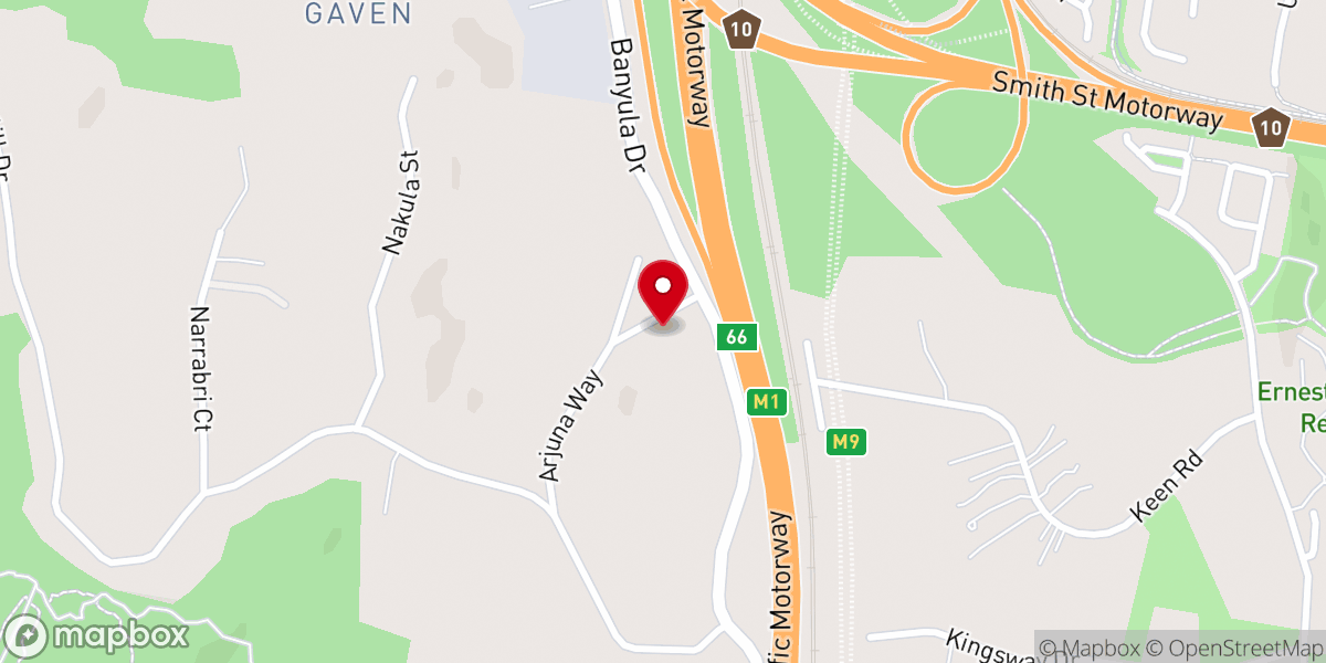 Map showing location of Cornerstone Reformed Baptist Church