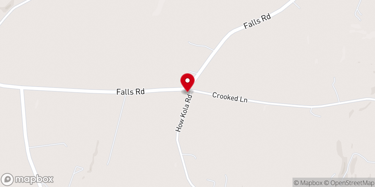 Map showing location of Bethel United Methodist Church