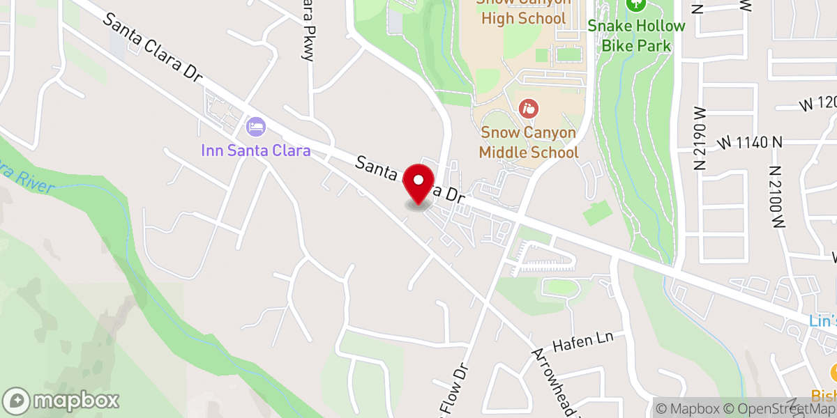 Map showing location of Breathe Care Resource Center