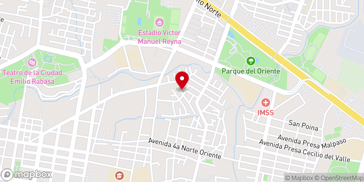 Map showing location of Iglesia de San José