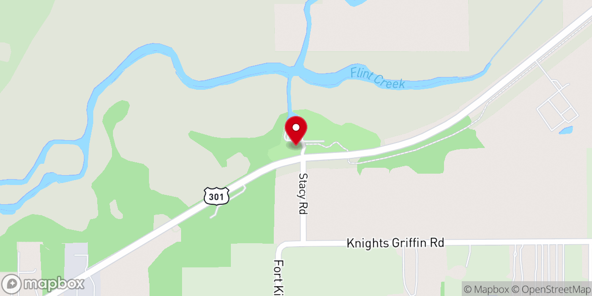 Map showing location of John B Sargeant Sr Park