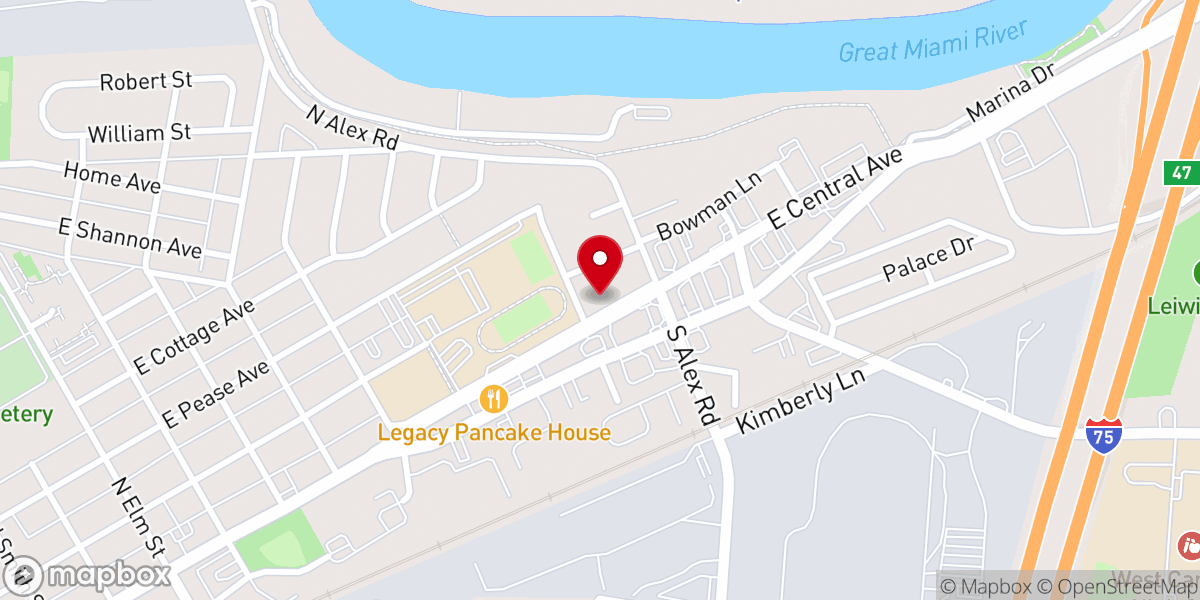 Map showing location of Family Church
