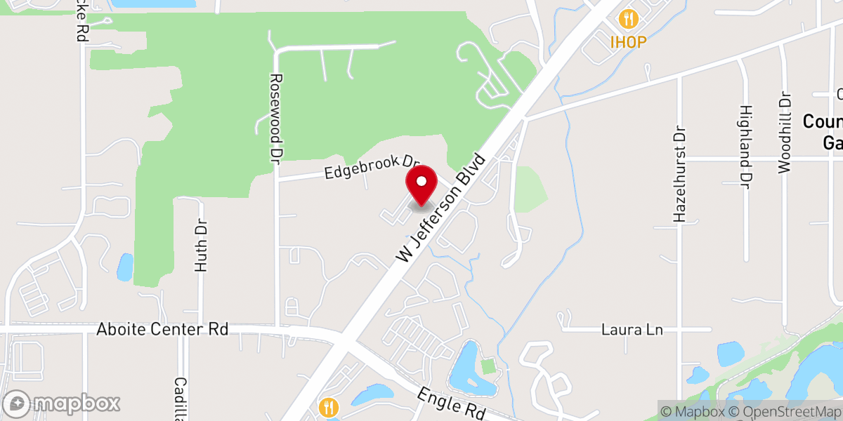 Map showing location of Life Community Church