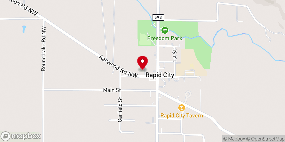 Map showing location of Martyr's Memorial Baptist Church