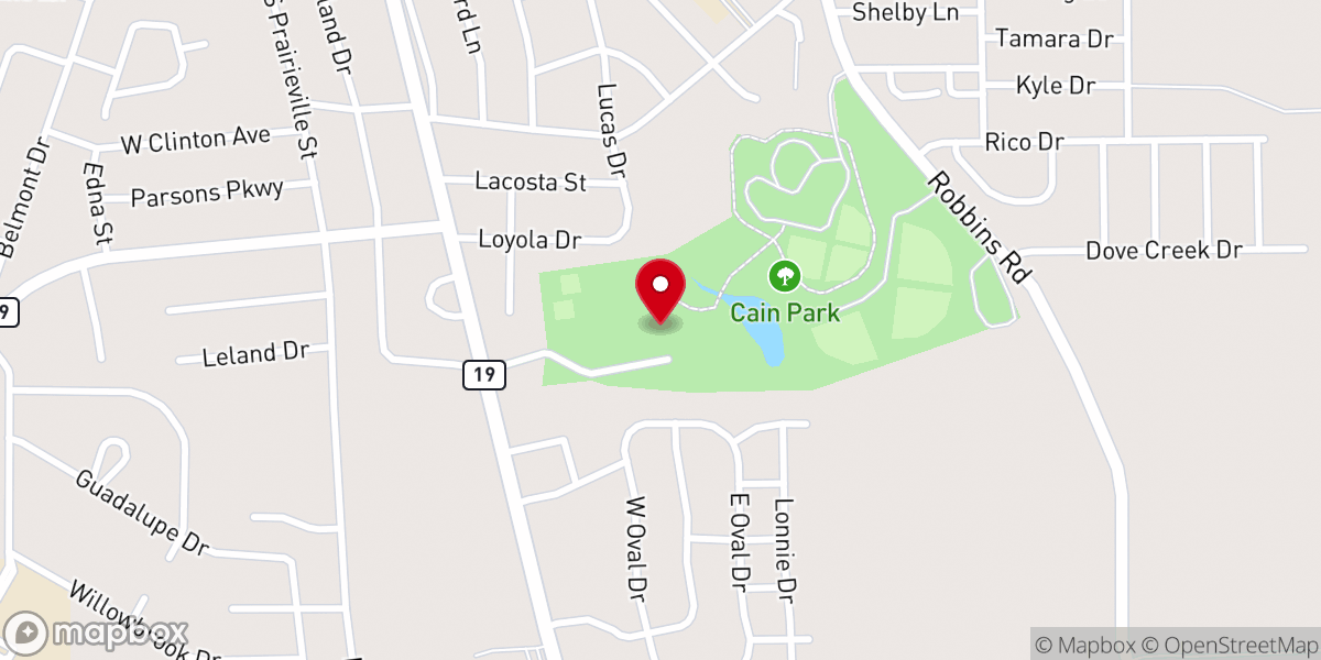 Map showing location of God's Bible Church
