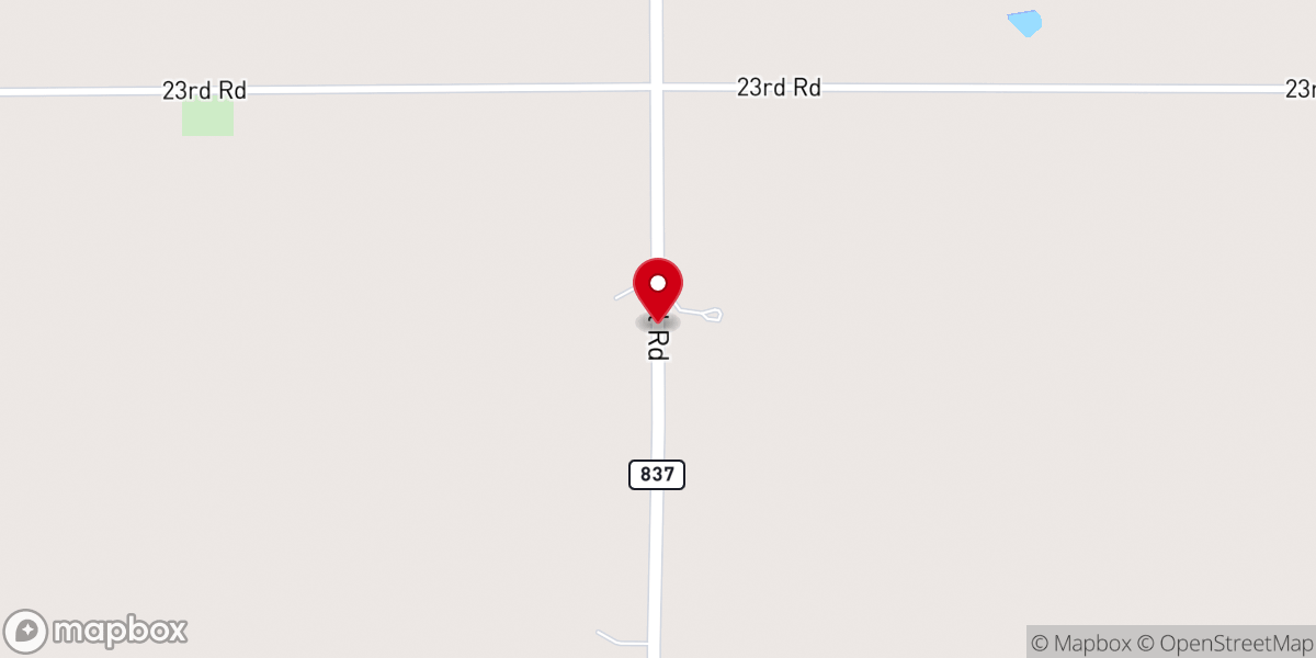 Map showing location of Hayes Church