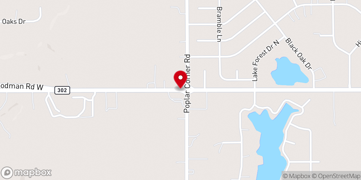 Map showing location of Saint Pauls CME Church