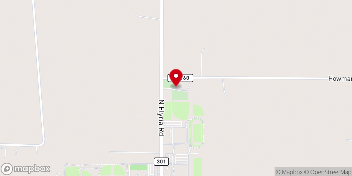 Map showing location of Mohican Church