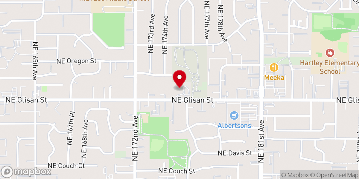 Map showing location of St. Aidan's Episcopal Church Campus