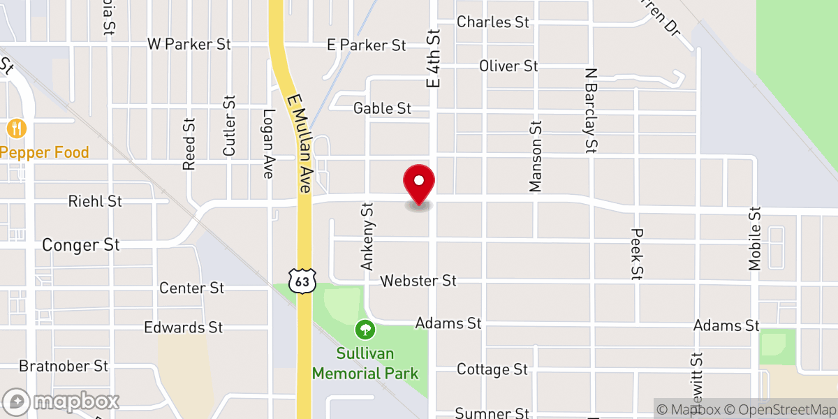Map showing location of Jubilee UMC Resource Center, Home of LeChristopher's Southern Cuisine