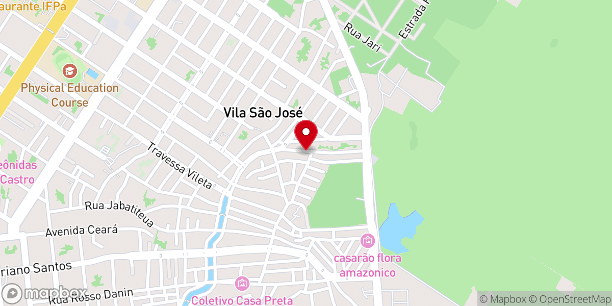 Map showing location of Ministério Amazônia