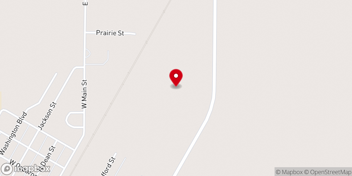 Map showing location of Bushnell Township