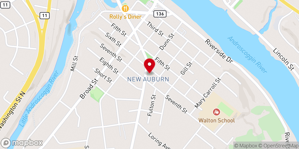 Map showing location of Sixth Street Congregational Church, UCC
