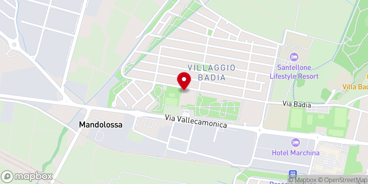 Map showing location of Parrocchia Della Badia