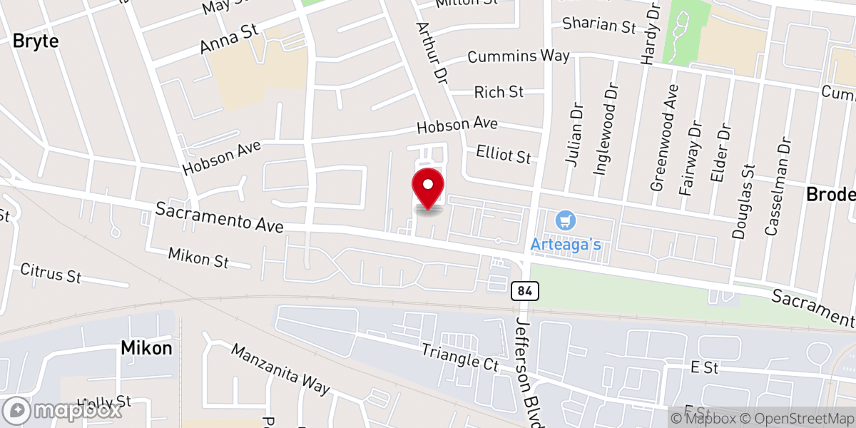 Map showing location of House of Prayer