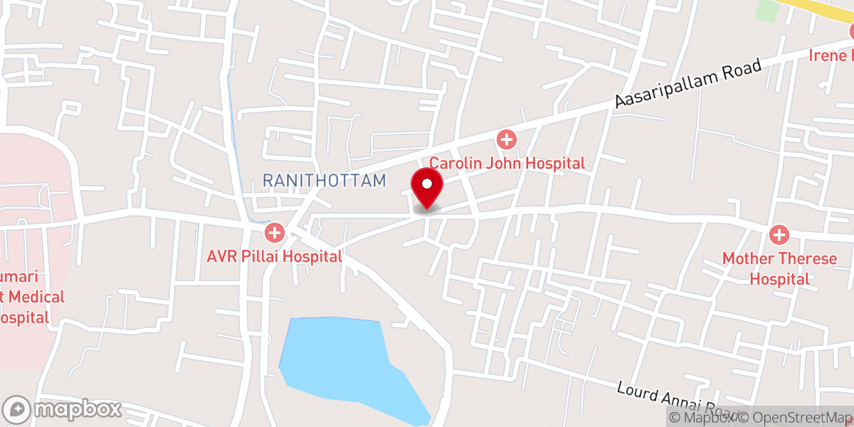 Map showing location of Alpha AG Church