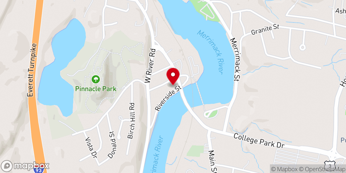 Map showing location of Liberty Bible Baptist Church